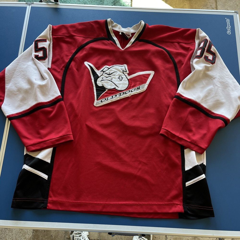 Old Dogs VTG K1 Sportswear Hockey Jersey Shirt‎ XL #35